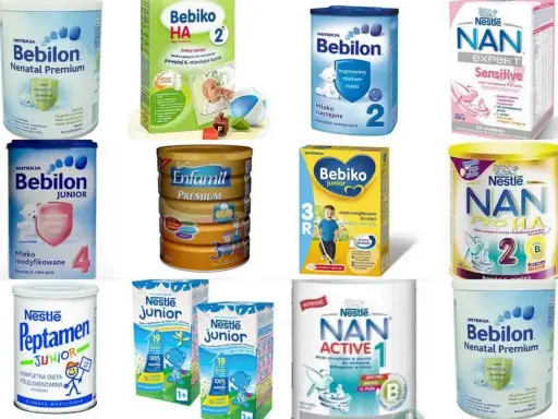 Ranking mlek modyfikowanych: Bebilon Nenatal Premium, Bebiko HA 2, Bebilon Junior, Enfamil Premium, NAN EXPERT Sensitive, NAN ProHA 2, NAN ACTIVE 1.